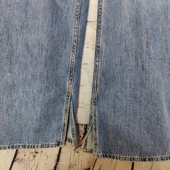 Re/Done Jeans 90's High Rise Loose Long Split Hem Size 26 Vintage Flow NWT $295 - Picture 8 of 14